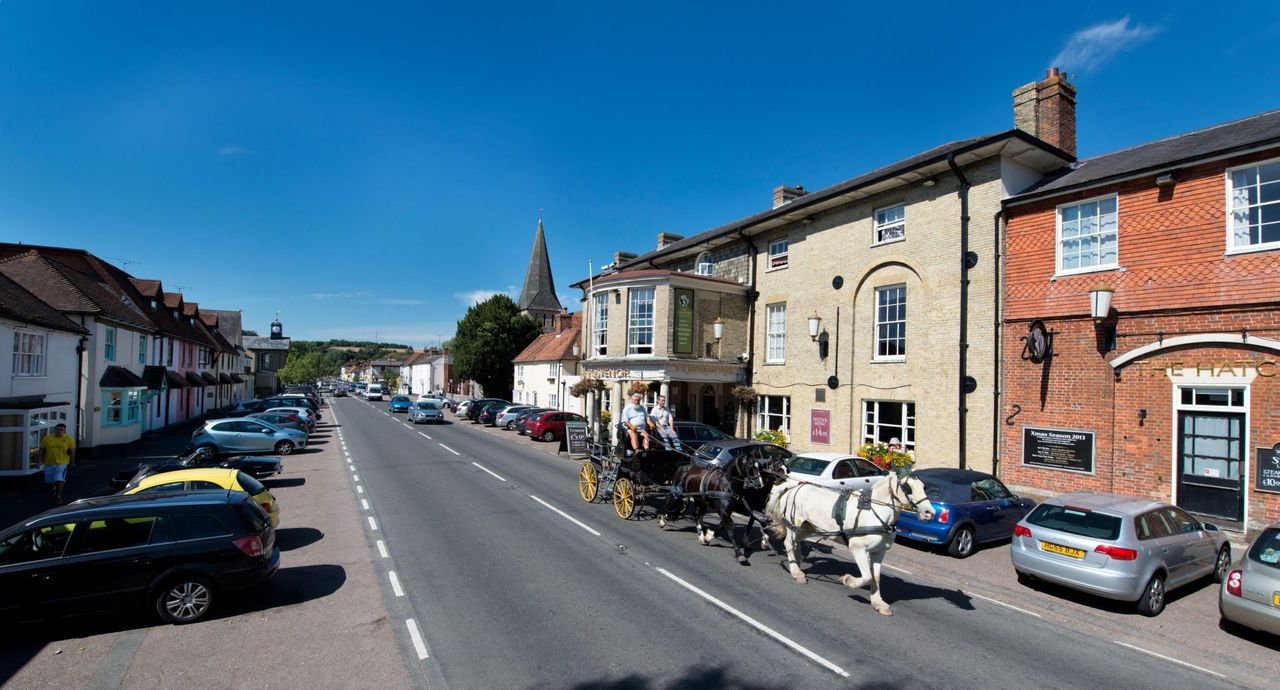 The High Street, Stockbridge, Hampshire.