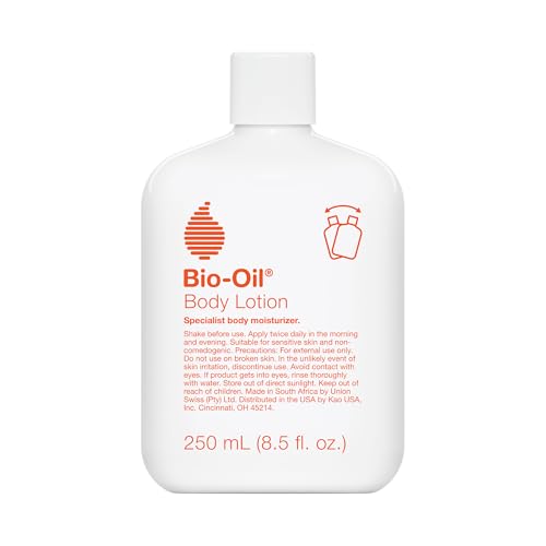Bio-Oil Moisturizing Body Lotion for Dry Skin, Ultra-Lightweight High-Oil Hydration, With Jojoba Oil, Rosehip Oil, Shea Oil, and Hyaluronic Acid, 8.5 Oz