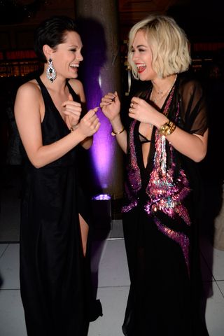 Jessie J and Rita Ora at the Weinstein BAFTA After Party