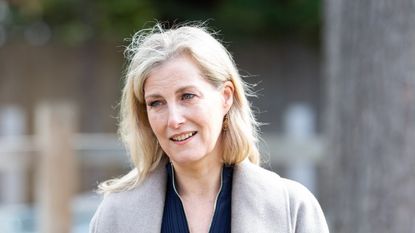 Sophie, Countess of Wessex visits Frimley Park Hospital on International Nurses Day on May 12, 2021 in Camberley, England