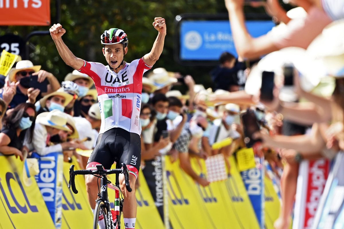 Criterium du Dauphine 2020 72nd Edition Corenc SaintMartindeBelleville 157 Km 14082020 Davide Formolo ITA UAE Team Emirates photo Vincent KalutPNBettiniPhoto2020