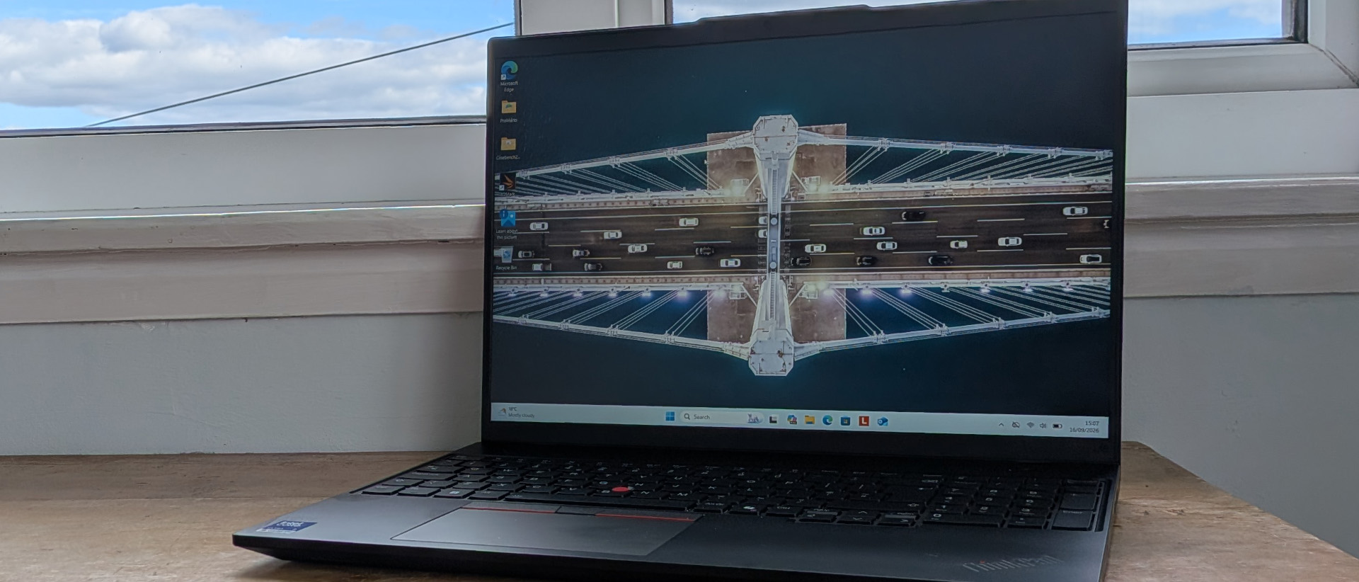 The Lenovo ThinkPad L16 Gen 3 on a desk