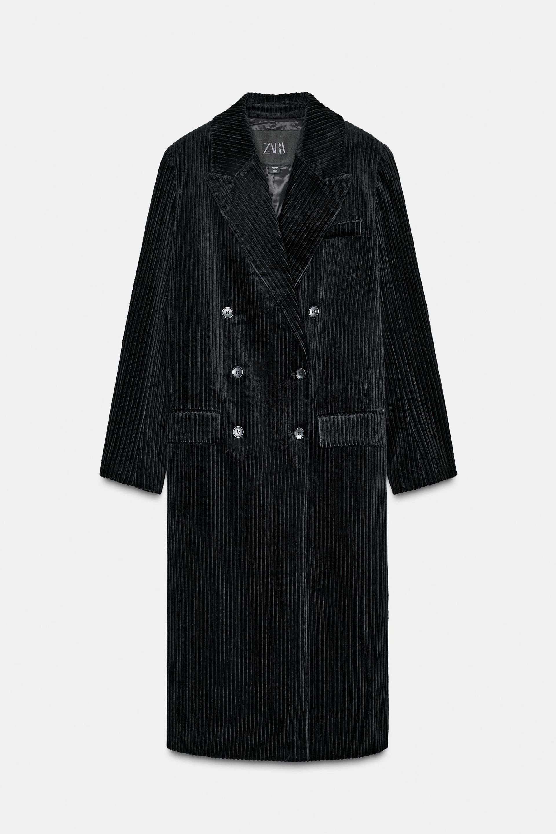 Long Corduroy Coat Zw Collection Limited Edition