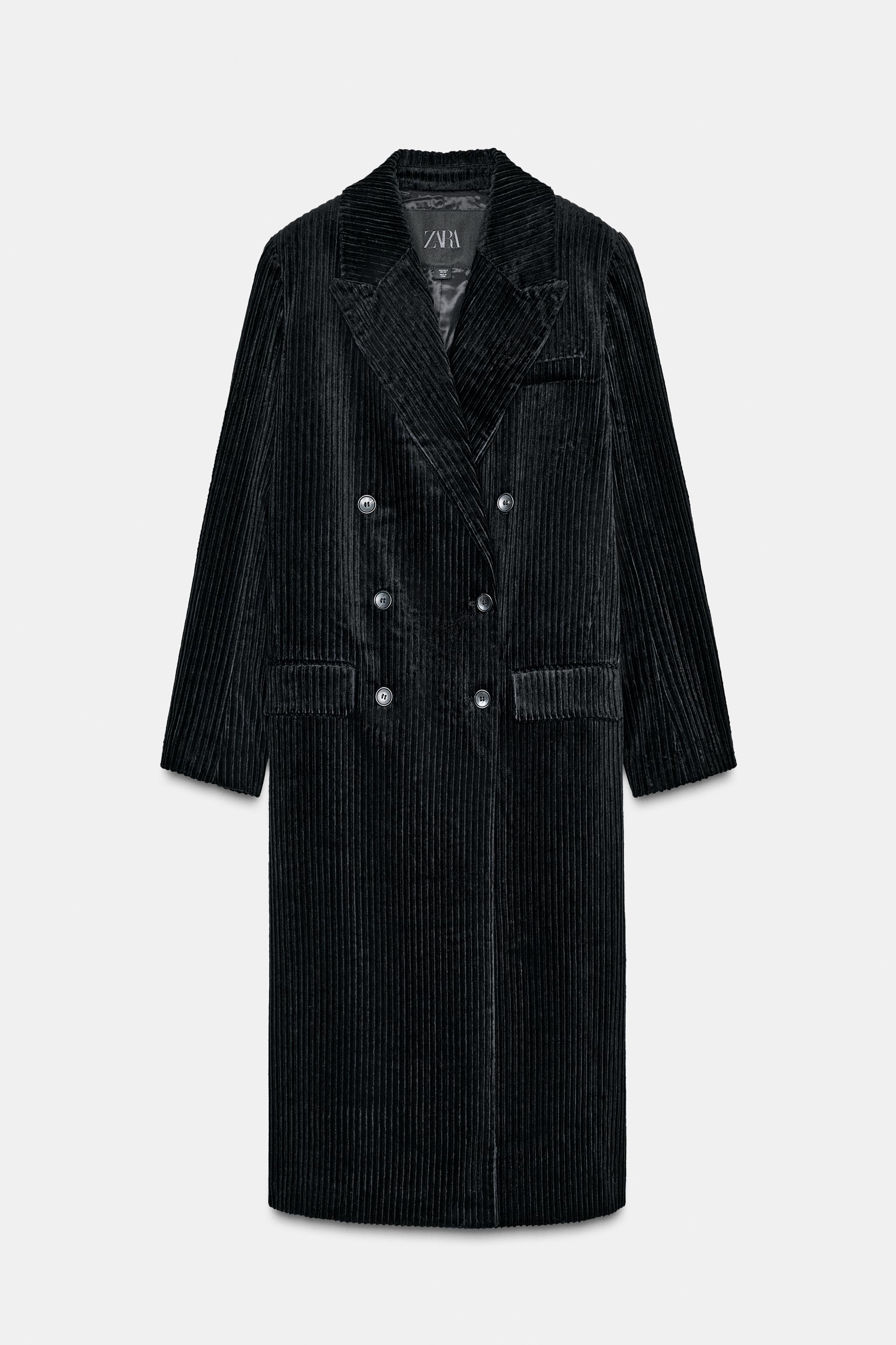 Long Corduroy Coat Zw Collection Limited Edition