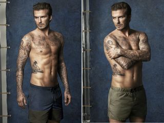 David Beckham H&M swimwear