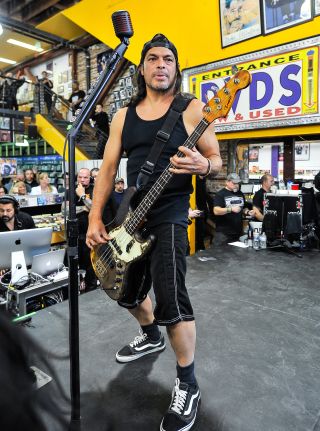 Metallica bassist Rob Trujillo