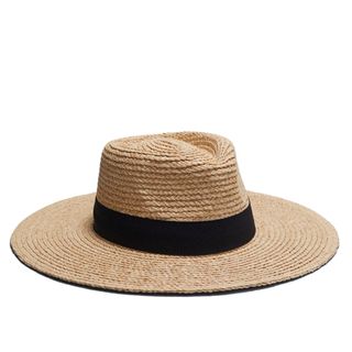 & Other Stories Grosgrain-Trimmed Straw Hat