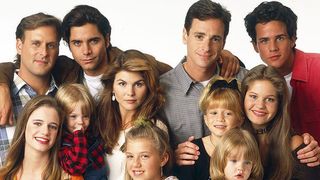 FOREGROUND: ANDREA BARBER;DYLAN/BLAKE TUOMY-WILHOIT;LORI LOUGHLIN;JODIE SWEETIN;MARY-KATE OLSEN;CANDACE CAMERONBACKGROUND: DAVE COULIER;JOHN STAMOS;BOB SAGET;SCOTT WEINGER