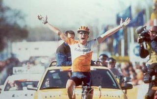 Rolf Sorensen scored Rabobank's first classics win at the Tour of Flanders in 1997.