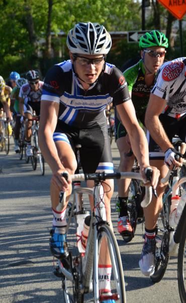 Oscar Clark (United Health Care of Georgia) sits in the pack.