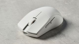 Photograph of Redragon M916 Pro mouse in white