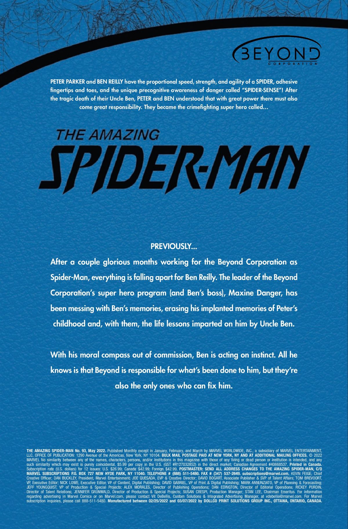 Amazing Spider-Man #93 preview