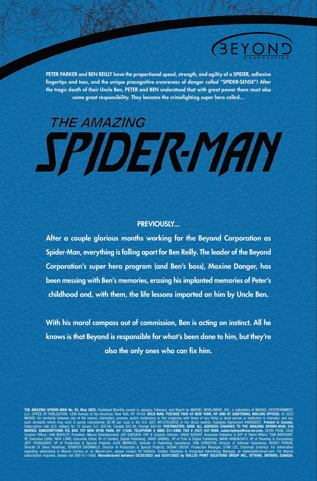Amazing Spider-Man #93 preview
