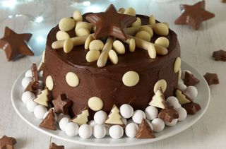 Frances Quinn chocolate Christmas cake