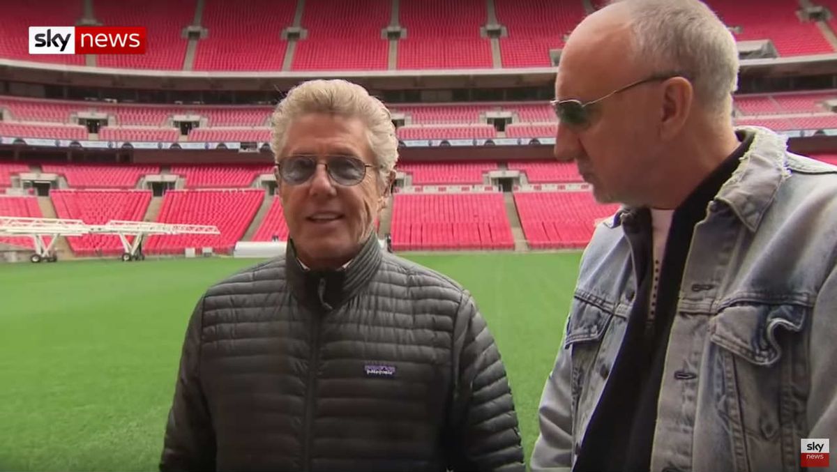 Roger Daltrey and Pete Townshend