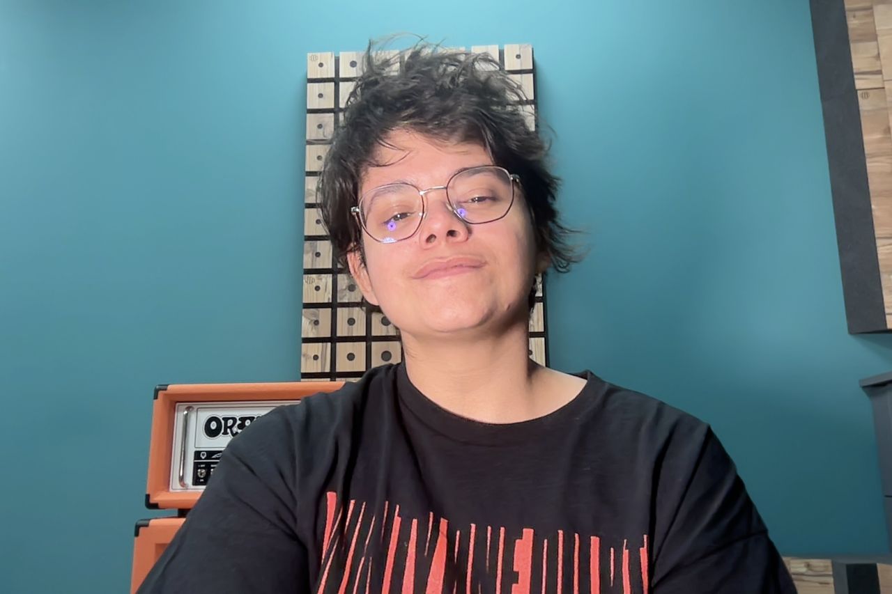 A photo of a woman taken with a NEO 2 panel light on