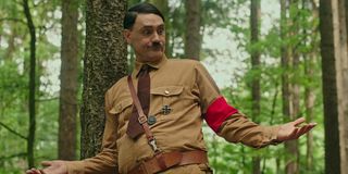 Taika Waititi as imaginary Hitler in Jojo Rabbit