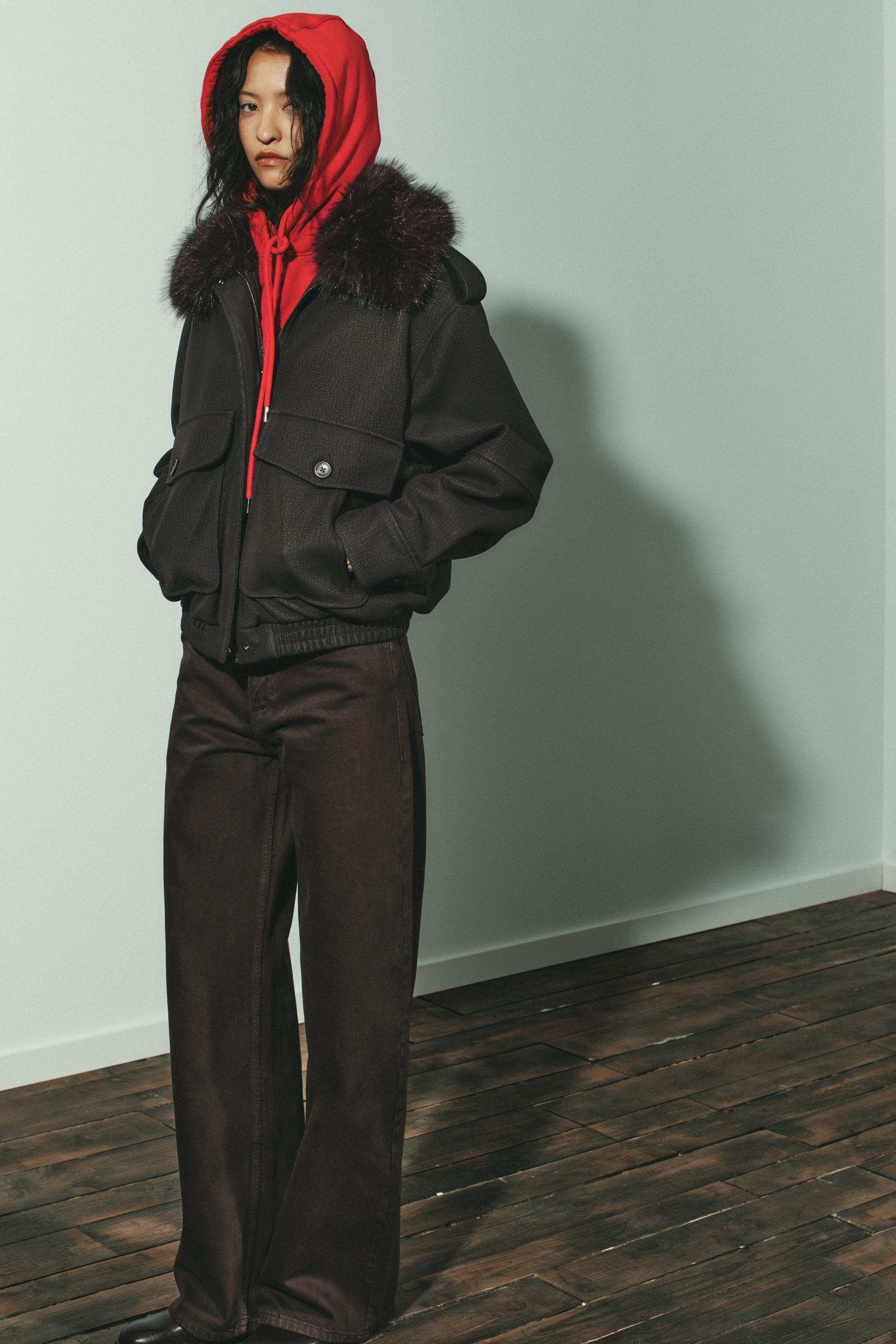 Trf Extra Wide-Leg High-Waist Jeans