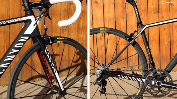 The slim fork blades and delicate-looking seatstays deliver a superbly balanced ride quality that was lacking in the previous version