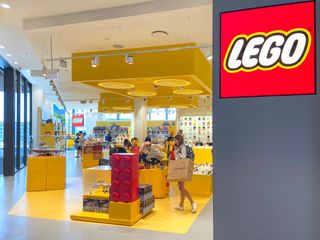 Entrance of LEGO store in a shopping centre