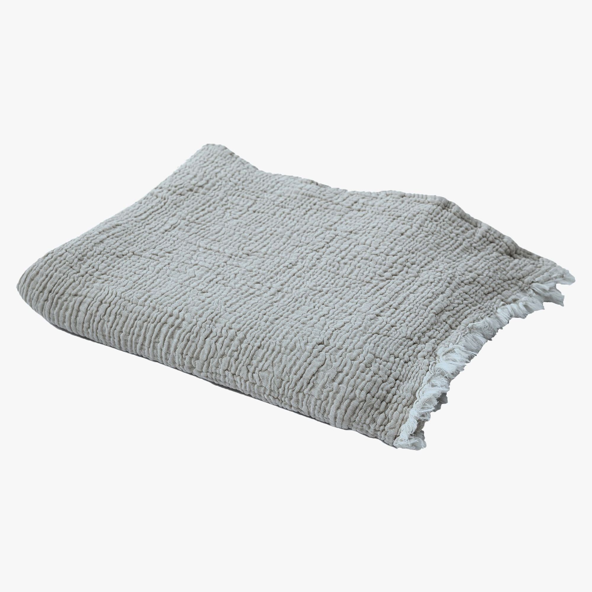 Turkish cotton fringed throw Pottery Barn