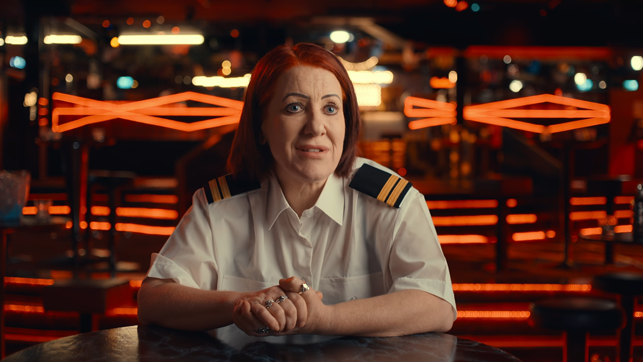 One of the ship's officers being interviewed in Trainwreck: Poop Cruise