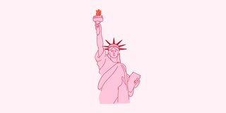 Cartoon Statue of Liberty