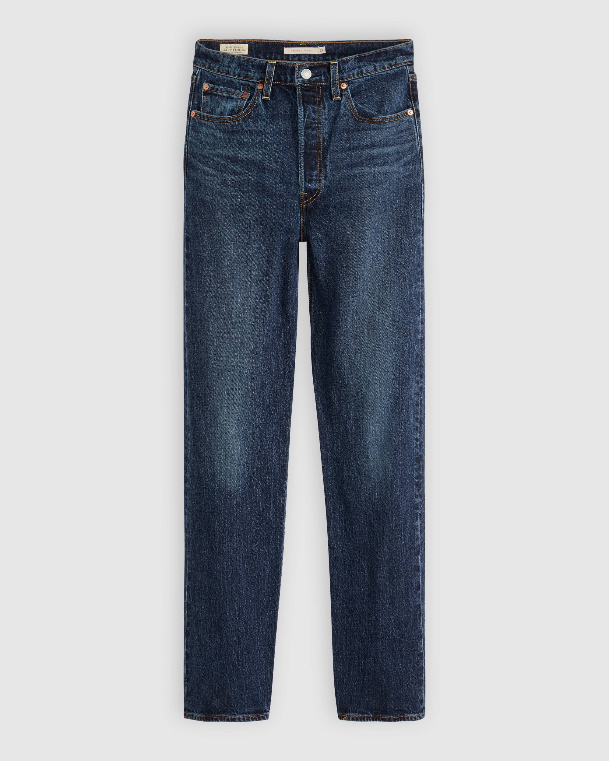 levi, Ribcage Straight Full Length Jeans