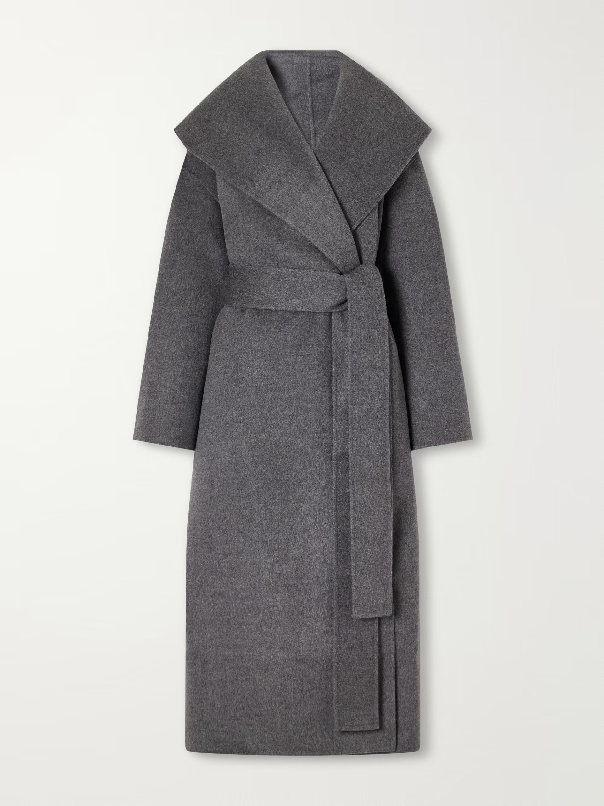 Toteme, Belted wool-doublé wrap coat