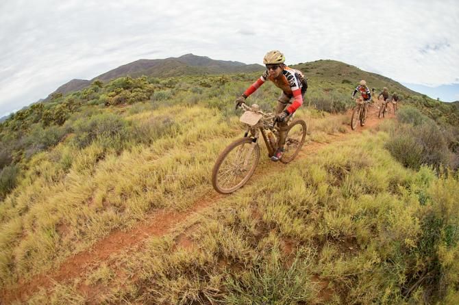 Ester Suss and Sally Bigham maintain their lead in the women's race during stage 2