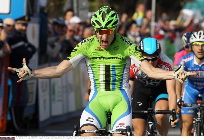 Elia Viviani (Cannondale) won his first race of 2014 in a convincing manner