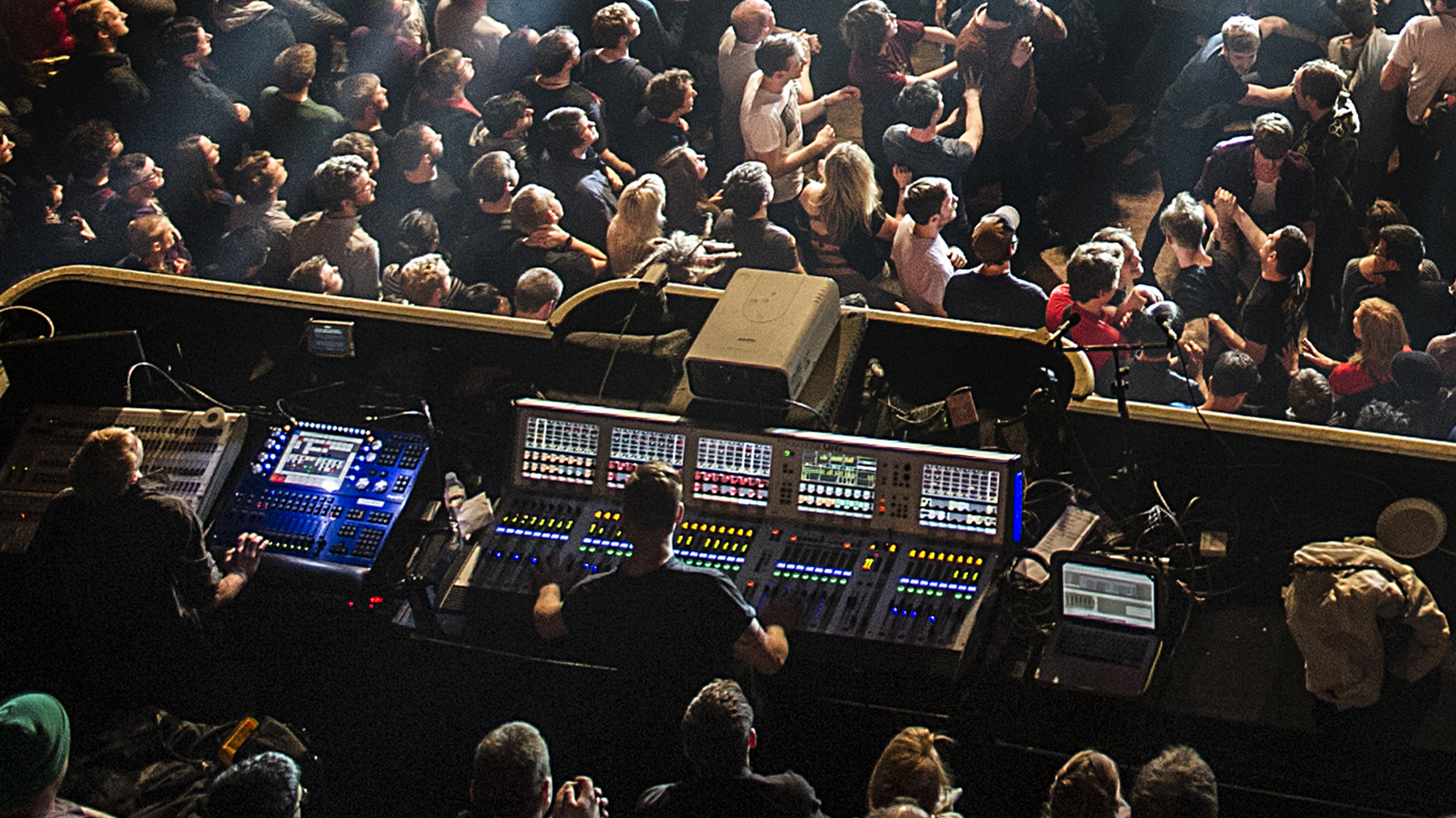 The crowd at a prog gig