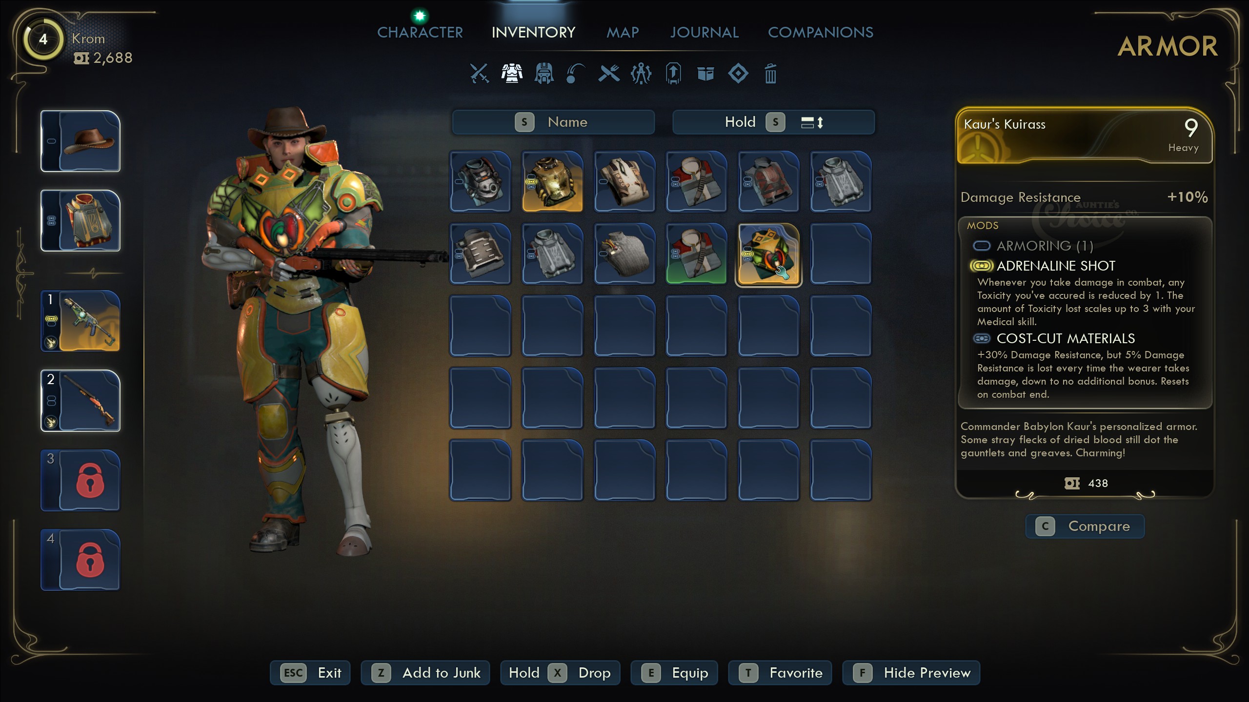 Outer Worlds 2 Kaur's Cuirass