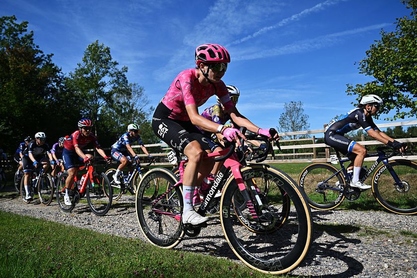 Nina Berton (EF Education-Oatly) during the 2025 Simac Ladies Tour 2025