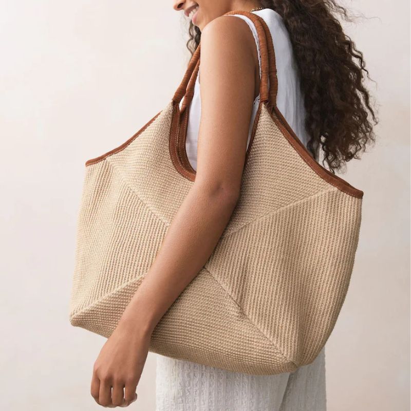 Next , Natural Jute Shoulder Bag