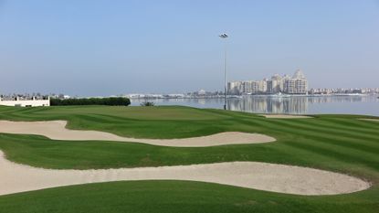 Al Hamra Golf Club - Hole 18 - Feature