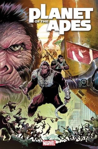 Planet of the Apes #1 cover art by Joshua Cassara