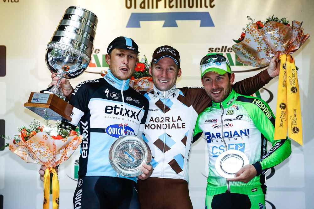 Matteo Trentin, Jan Bakelants and Sonny Colbrelli