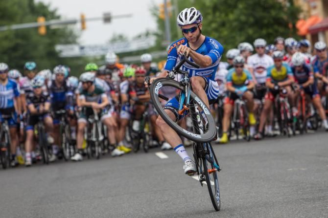 Jake Keough (UnitedHealthcare) gets called to the start line.