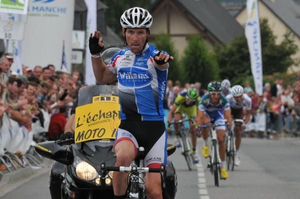 Andy Cappelle (Verandas Willems) looking cool as he wins La Poly Normande.