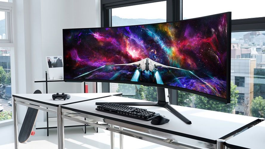 Samsung Showcases 57-Inch Odyssey Neo G9 Dual-UHD Gaming Monitor