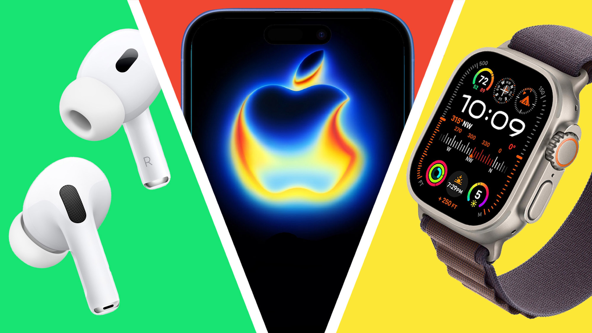 a composite image for the Apple September 9 event