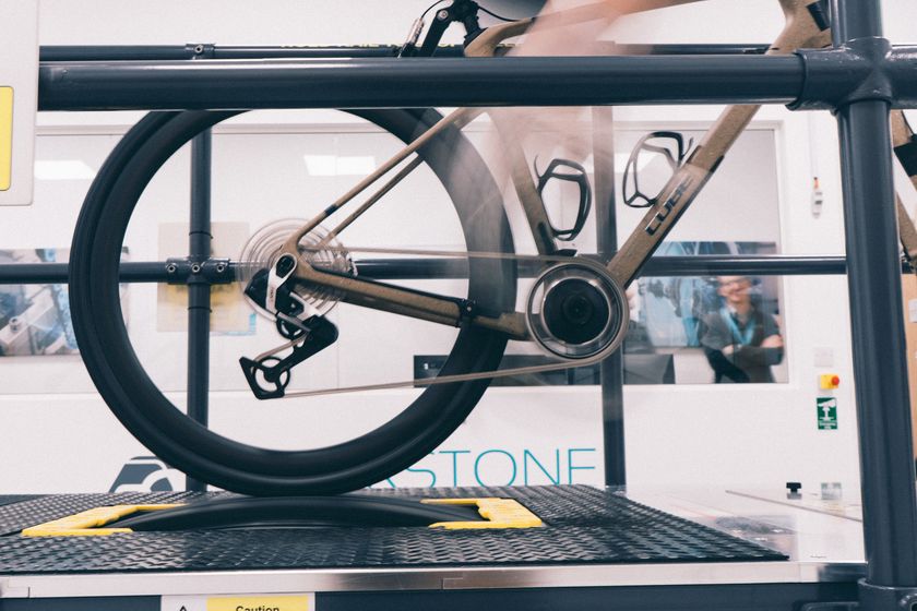 Silverstone gravel tyre testing