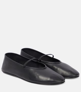 Leather Ballet Flats