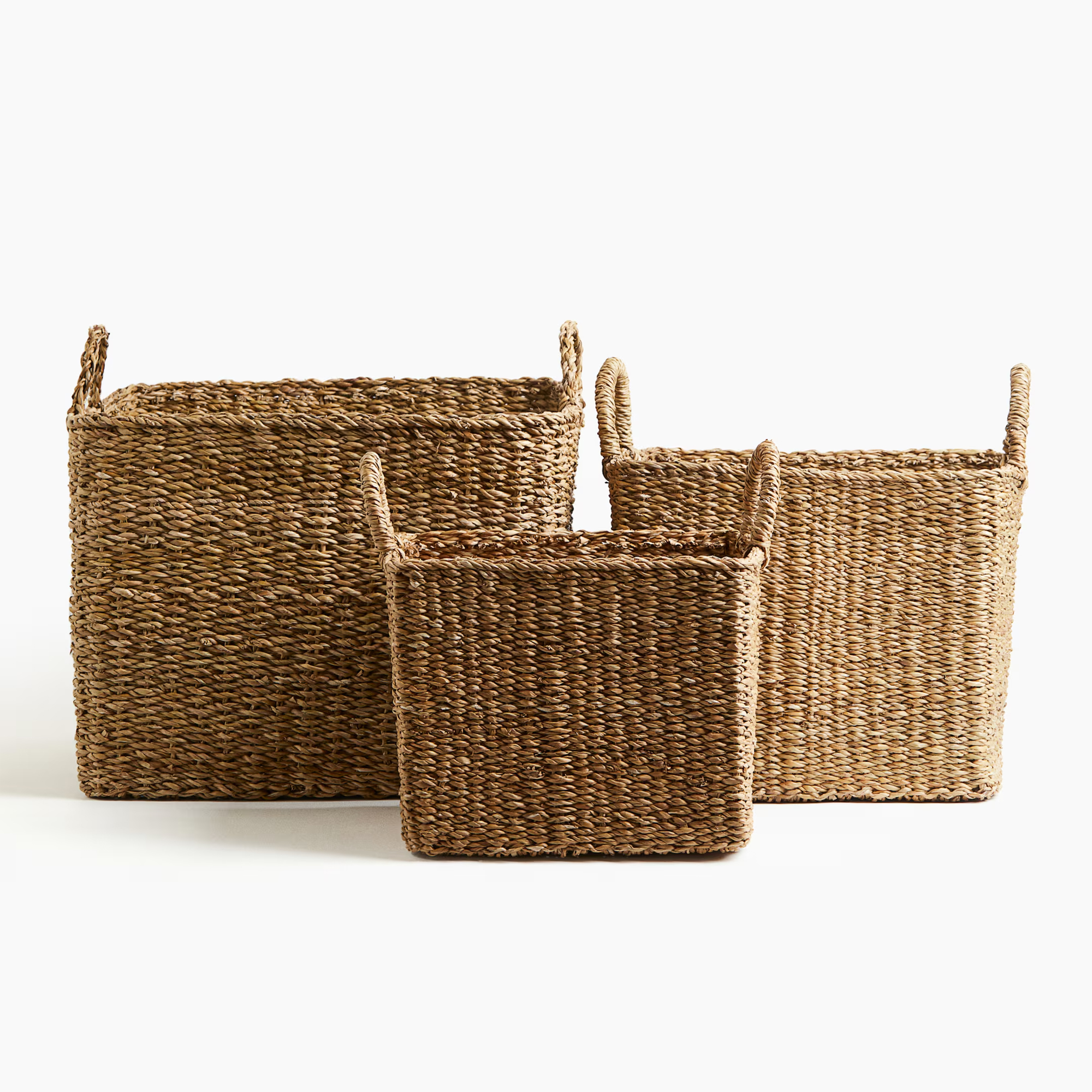 H&amp;amp;M, Large Braided Storage Basket