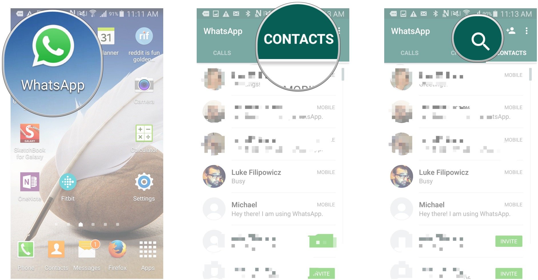 Get contact WHATSAPP