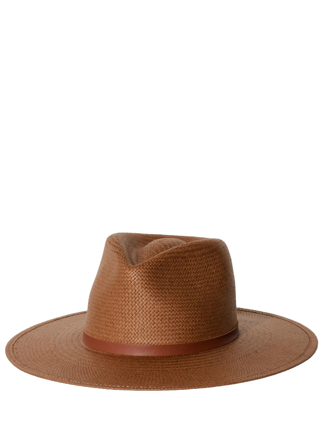 Luisaviaroma Sherman Straw Effect Hat - Janessa Leone - Women - Brown - S