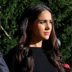 The Duke and Duchess of Sussex greet well-wishers outside Windsor Castle in 2022