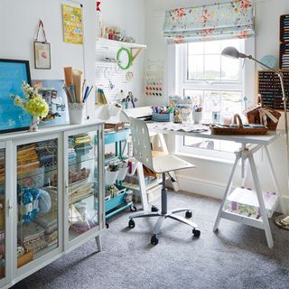 coastal cottage craft room