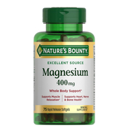 Nature's Bounty Magnesium 500mg 200 count: was $15.05, now $7.10 on Amazon